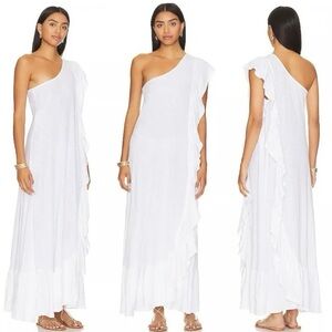 Free People Beach one shoulder dress
